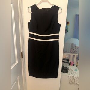 Elegant Black and White Women's Dress